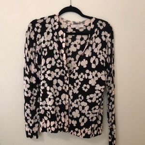Ann Taylor Flower Cardigan